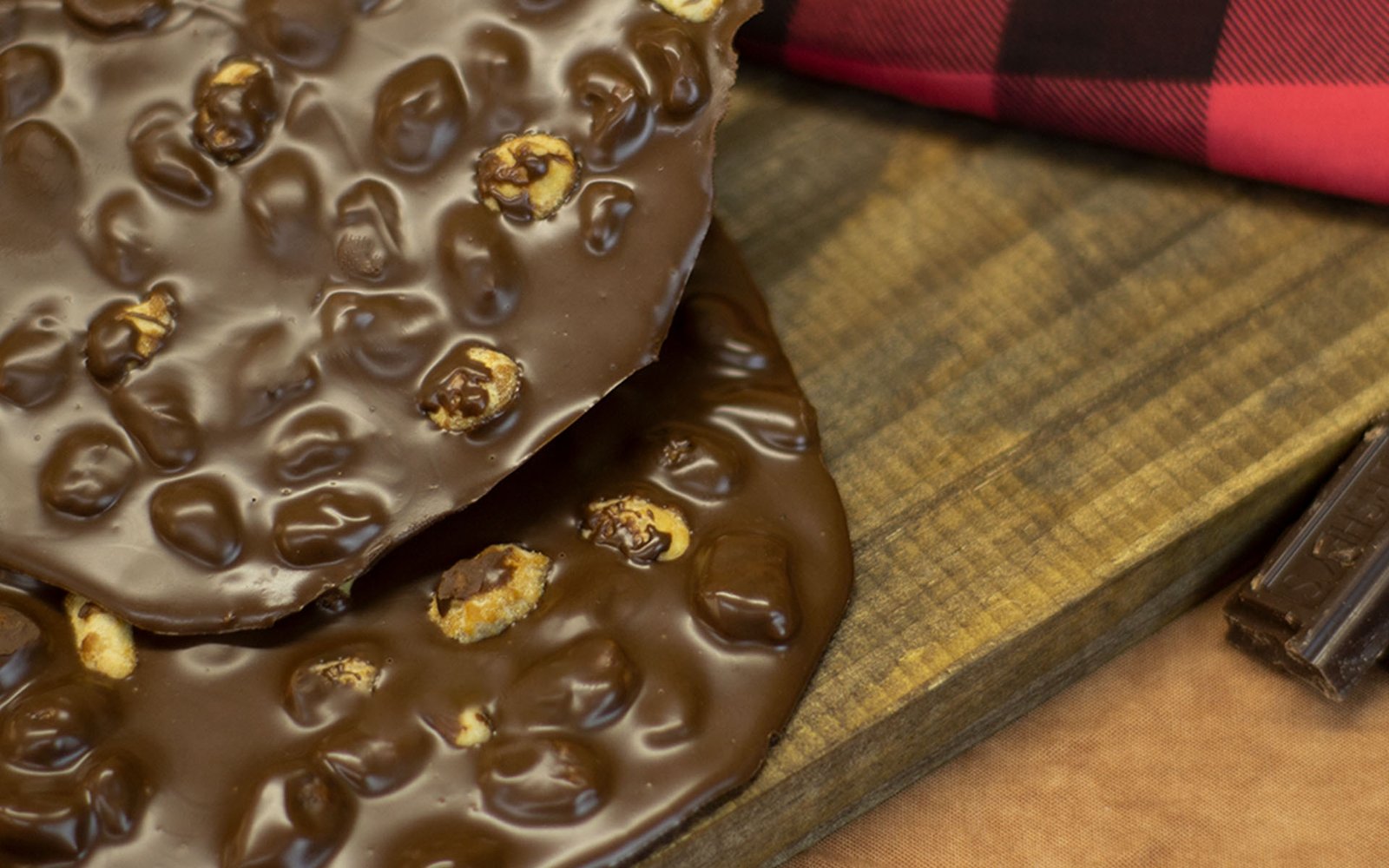 Pé de Moleque de Chocolate com Avelãcrem 